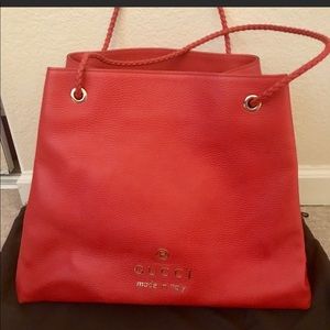 Red Gucci Tote